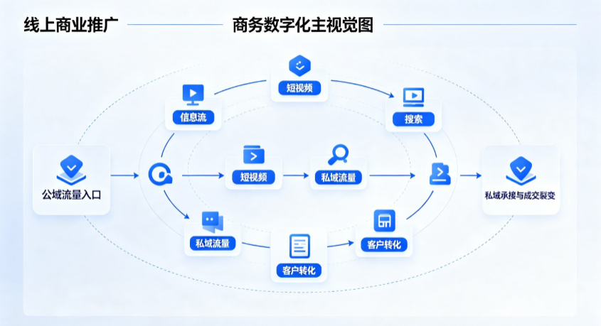 沧县线上商业推广怎么做？全域流量闭环搭建与低成本转化实战指南